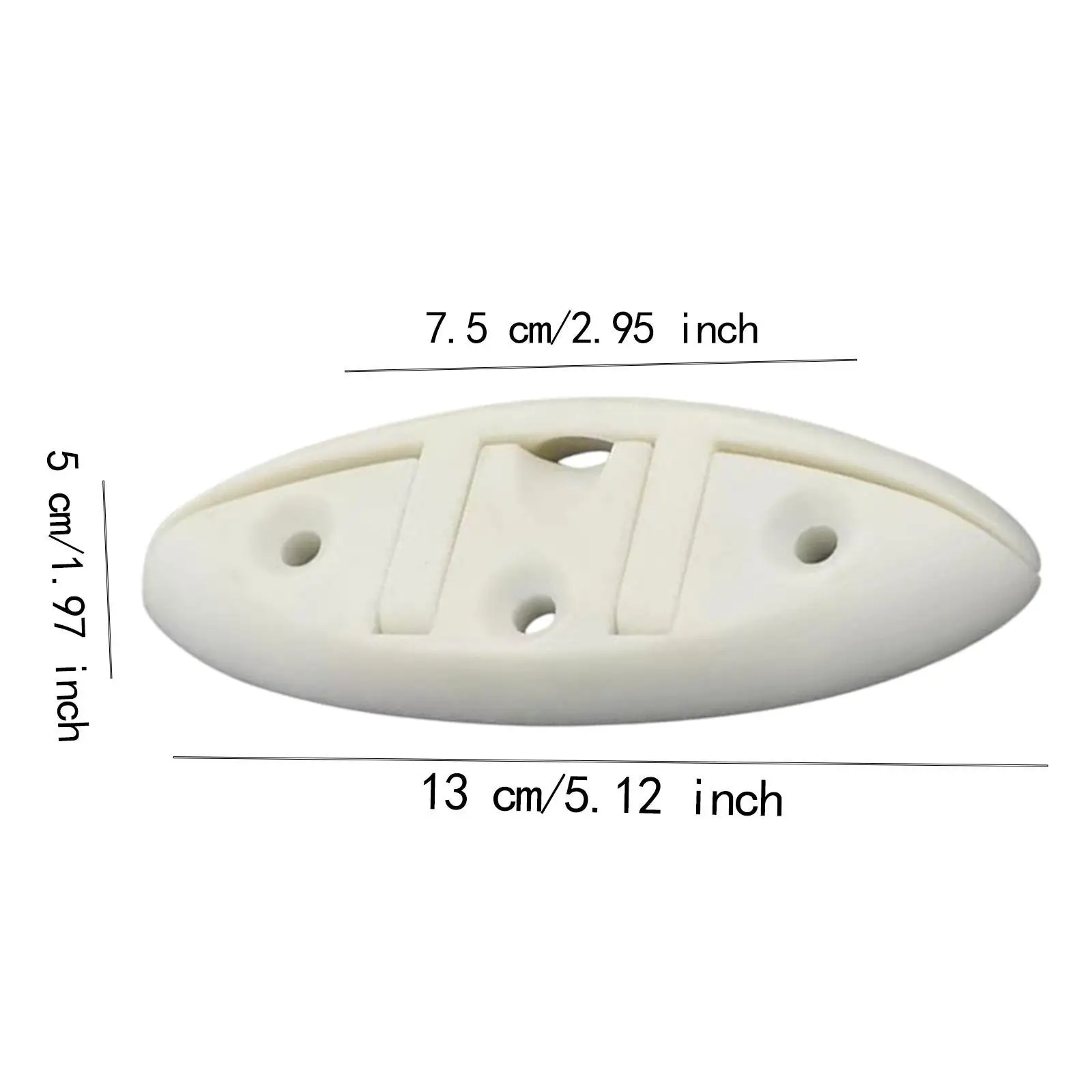 Boat Dock Folding Cleat Nylon Marine Flip Up Rope Cleat Convenient Accessory Easy to Install for Watercraft view 6