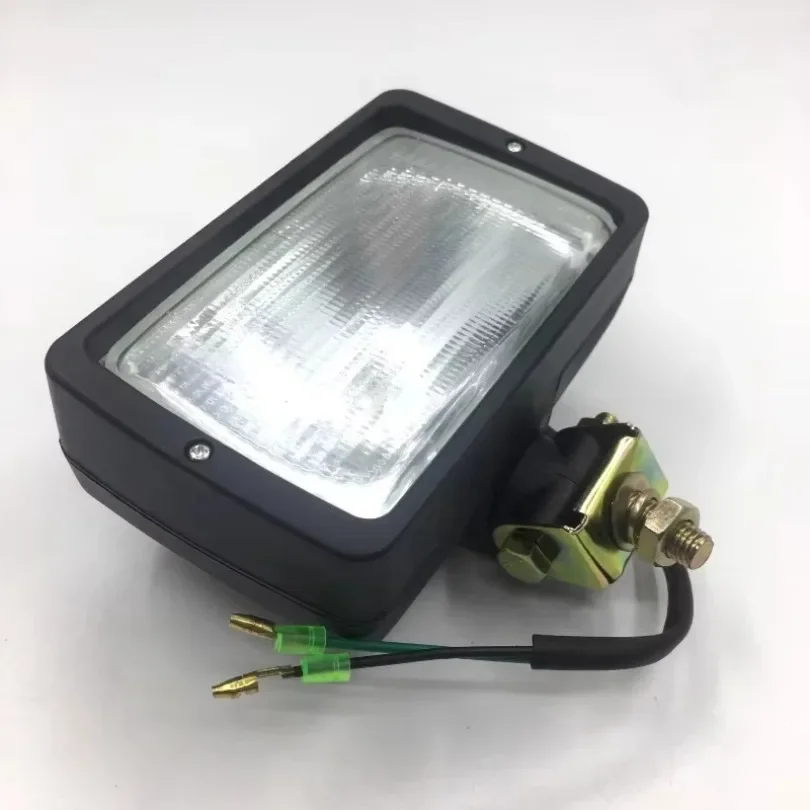 Excavator Work Light Square Light 12V24V for Yuchai Sany Longgong Xiamen Industrial Foton Lovol  Excavator Accessories 1PC