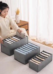 Closets Clothes Organizer Pants Jeans Storage Box Cabinet Organizer Drawers Underwear Socks T-Shirt Wardrobe Storage Organizers