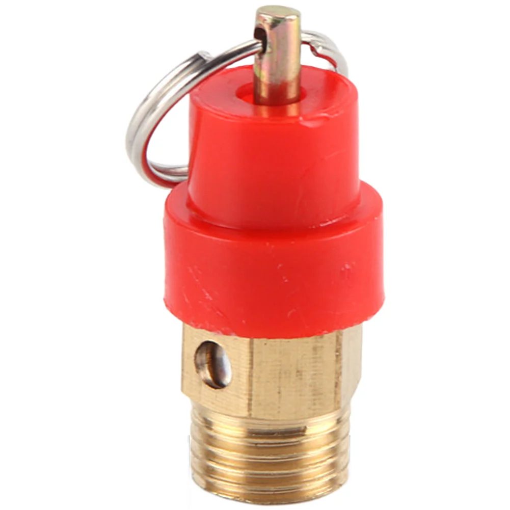 Brass-Material Air Compressor Safety Valve for Pressure Relief Venting in For Gas Storage and General Industrial Applications