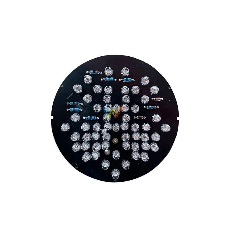 125mm Round LED Traffic Light Board DC12V DC24V Circular Traffic Signal Module High Bright DIP LED PCB Replacement Panel For Roa