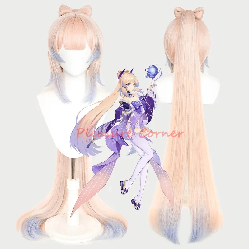 

Genshin Impact Kokomi Cosplay Wig Gradient Mixed Color Heat Resistant Wig Cosplay Carnival Costume Cosplay Props