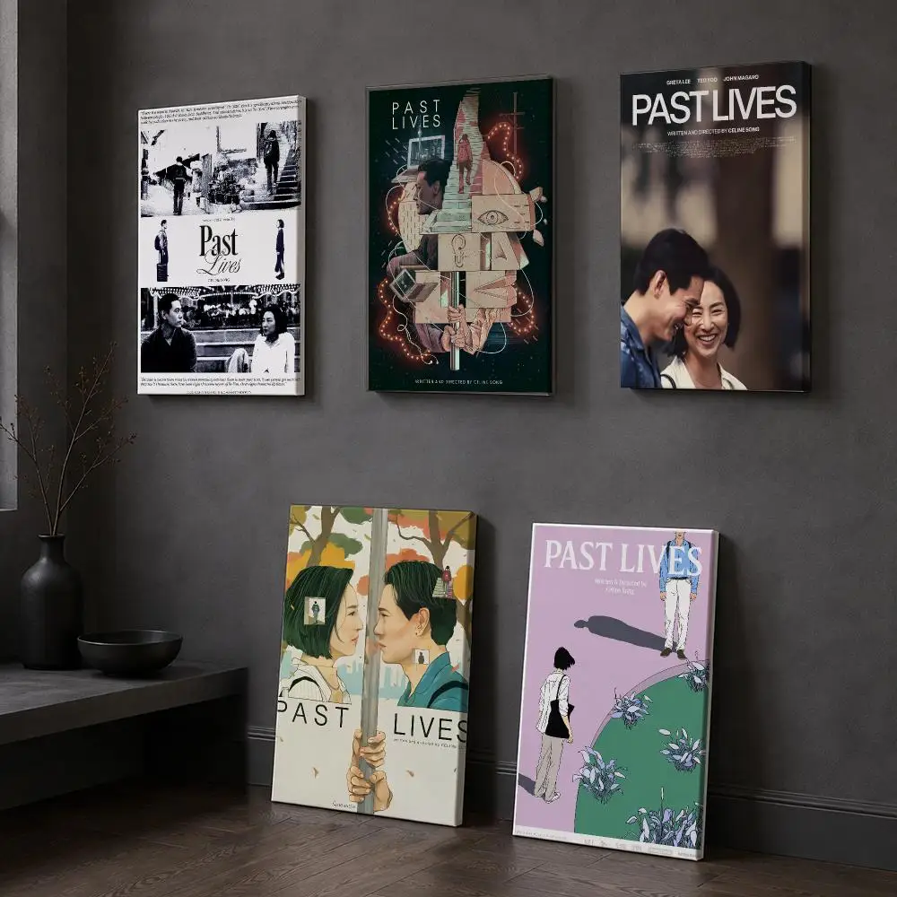 Movie P-Past Lives Framed Wall Painting Modern Framed Canvas Wall Art Print Home Decoration Poster Living Room