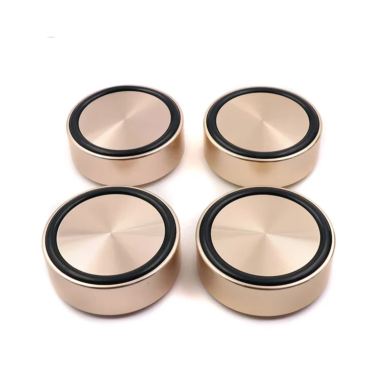 HIFI Speaker Foot Pad For Amplifier DAC Decoder Audio Computer Chassis Buffer Absorption Damping Aluminum feet Mats 58*22mm