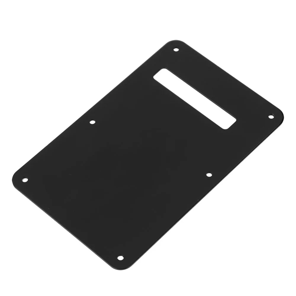 Metal Electric Guitar Backplate 6 Hole Silver, Black, Gold, Red Bronze, Orange Back Plate Guitar Pickguard Electric Guitar view 4