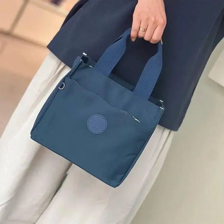 Thick Wide Waterproof Insulated Lunch Box Bag for Work And Students Handheld Macaron Color Family Storage Organizer