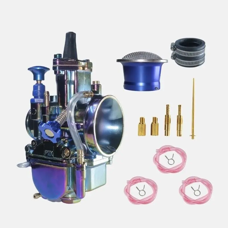 Universal Fuel Carburetor for Yamaha Banshee 350 Modified Color plating PWK24 26 28 30 32 34mm Top Performance Motorcycle