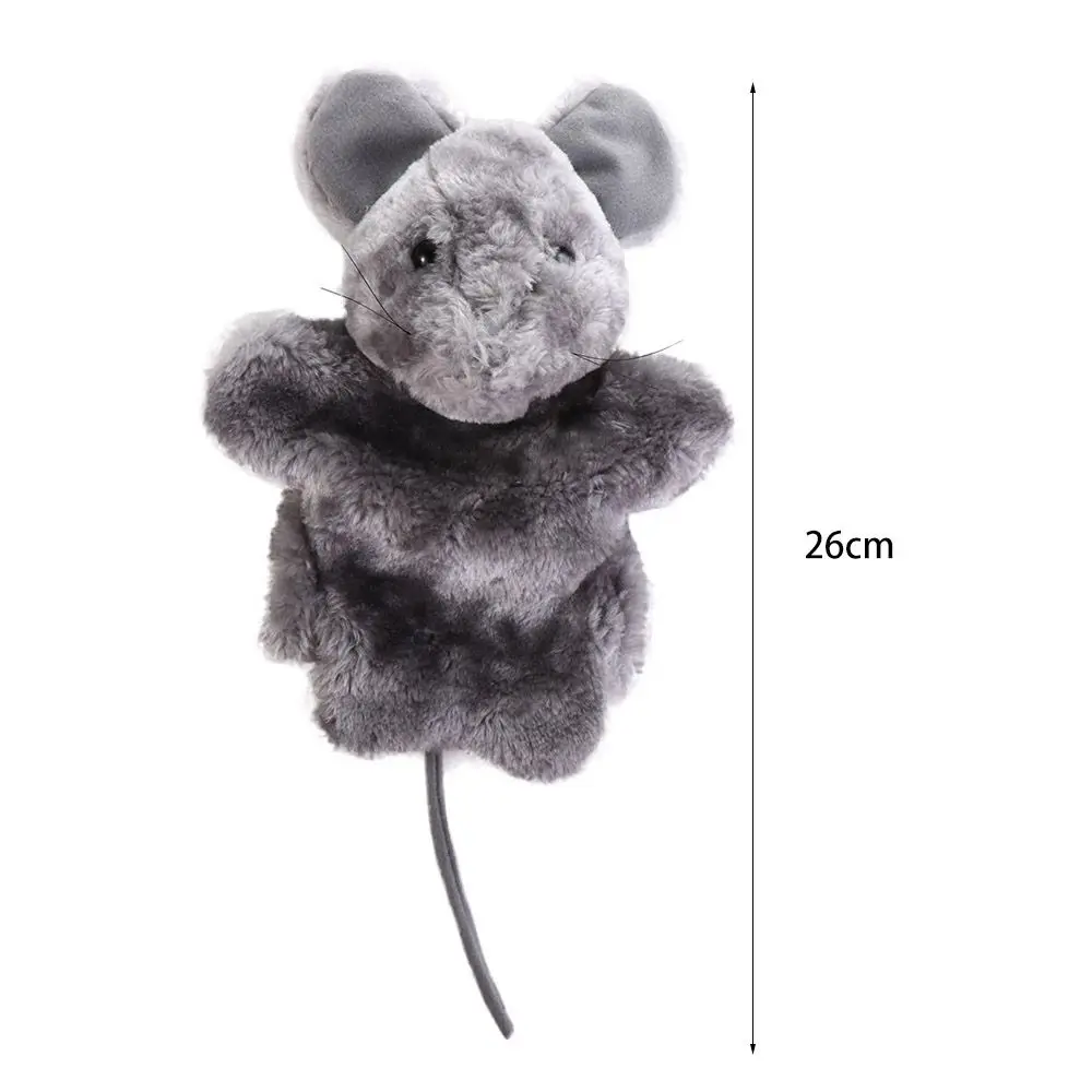 Marionnette de souris en peluche, jouets d'oreiller, maison de jeu, main d'animal, beurre