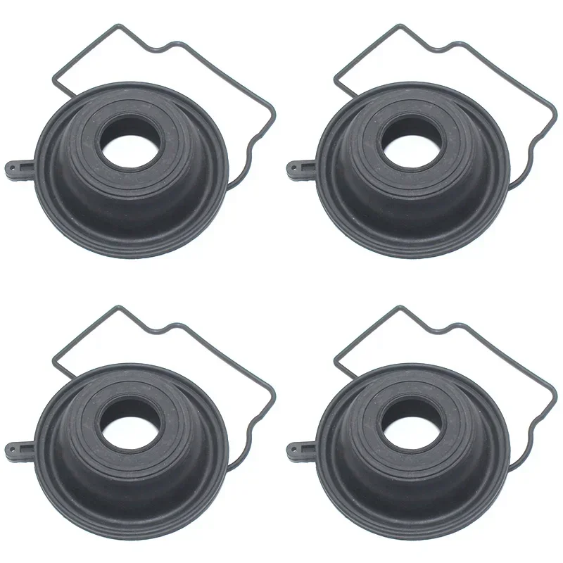 4 SET for ZX600 ZZR600 ZX6R ZX-6 1990-2005 ZX ZZR 600 6R carburetor repair Floating needle seat Oil cup gasket Diaphragm