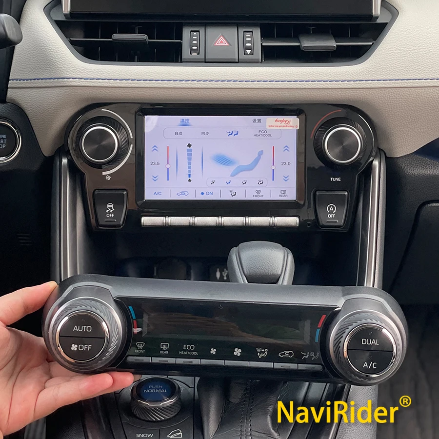 Air Conditioning Climate Control Screen AC Panel Touch Board LCD For Toyota RAV4 RAV 4 2019 2021 2022 2020 2023 Day Night Mode