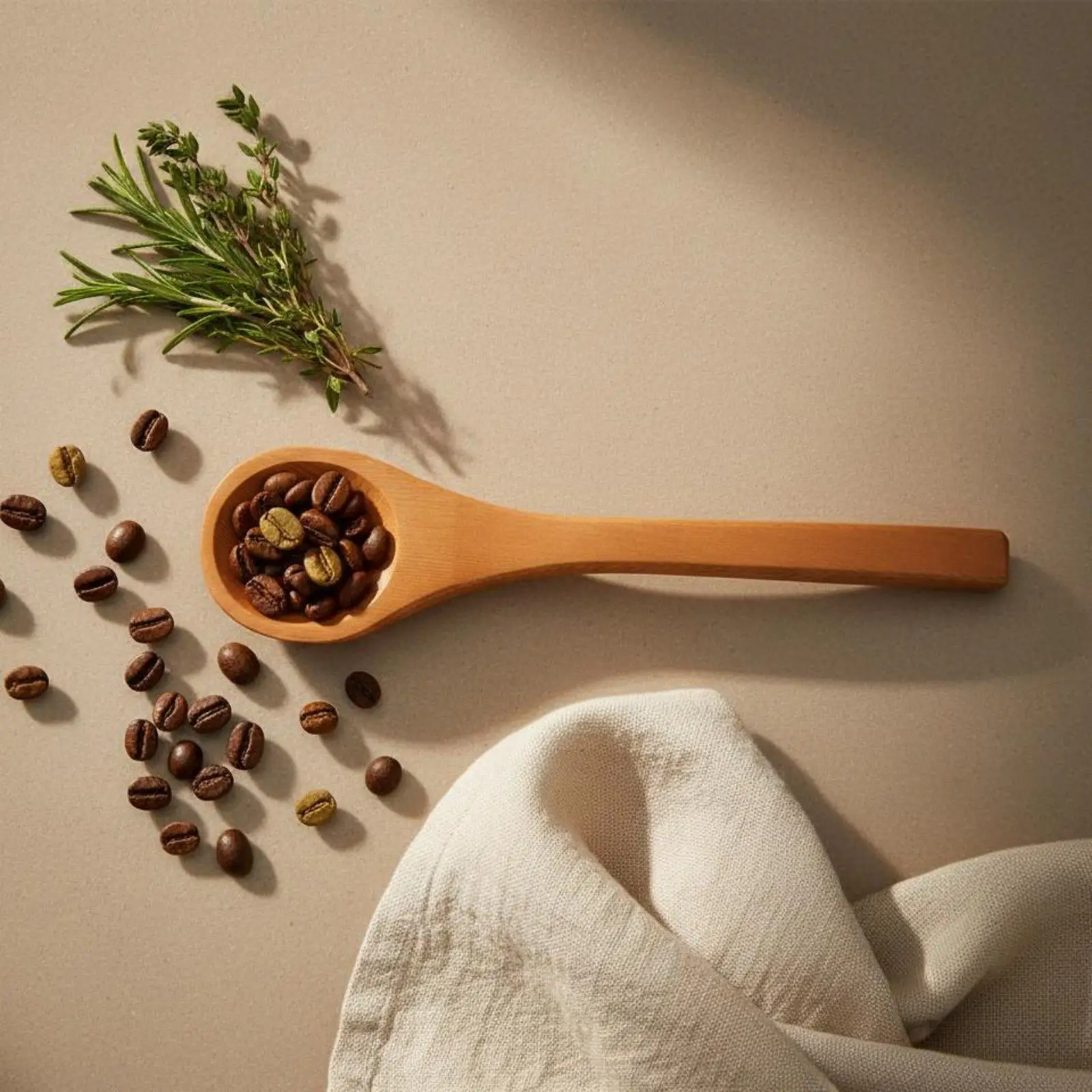 Sauna Ladle Wood Long Handle Sauna Spoon Heat-Resistant Wooden Water Ladle for Bathhouse, Steam Bath, Spa