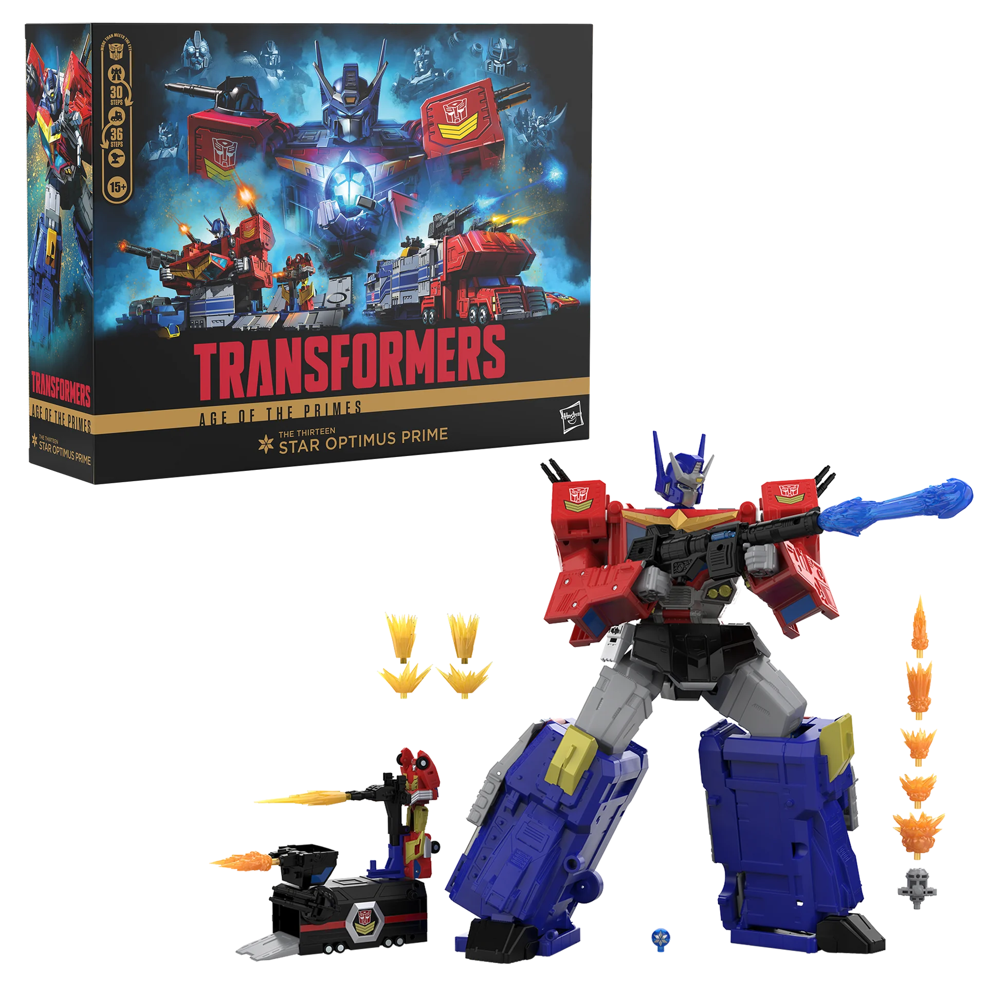 Hasbro Transformers Age of The Primes Titan Class The Thirteen Star Optimus Prime Action Figures Christmas Gift Model Toy Anime