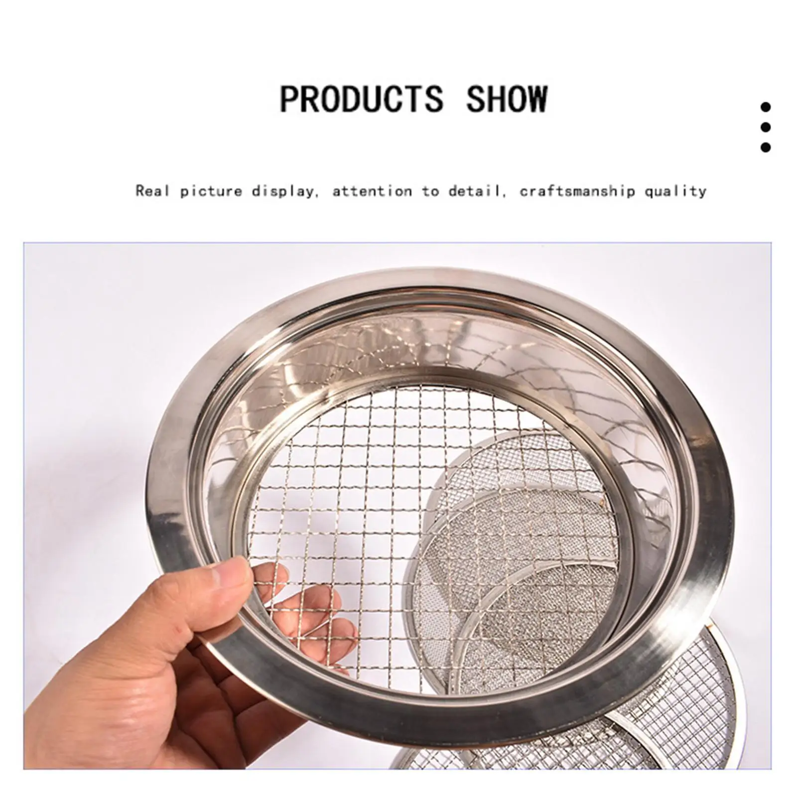 

Garden Sieve Practical Bonsai Attachments Multipurpose Stainless Steel