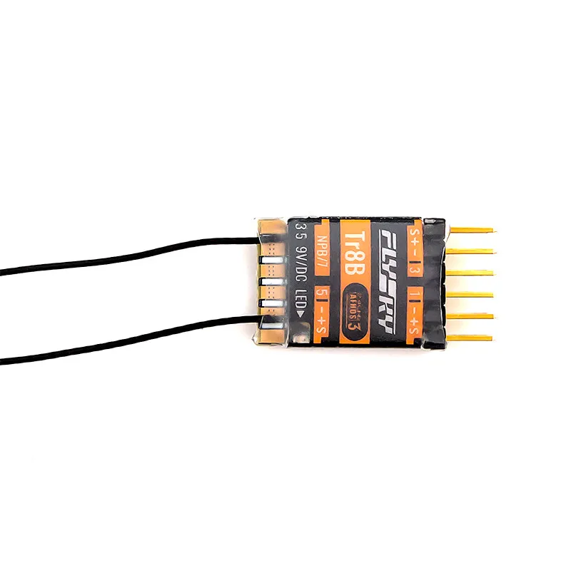 

FlySky Tr8B 3rd Generation Protocol Dual Antenna Bidirectional Transmission Micro Receiver For Rc Drone / Rc Model Parts