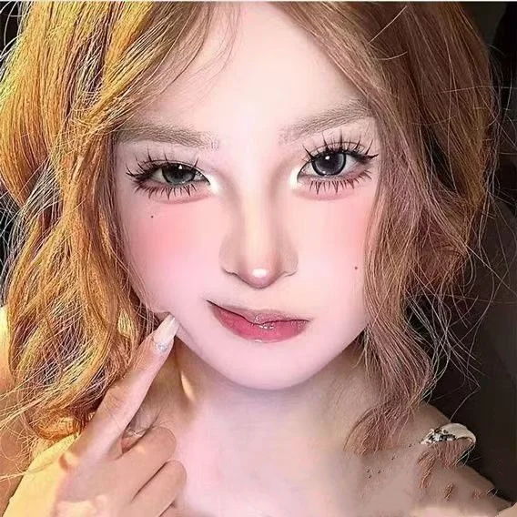 MIAOJIE DIY pestañas autoadhesivas en racimo 10 filas/caja, pestañas seccionadas estilo Manga sin pegamento aspecto Natural