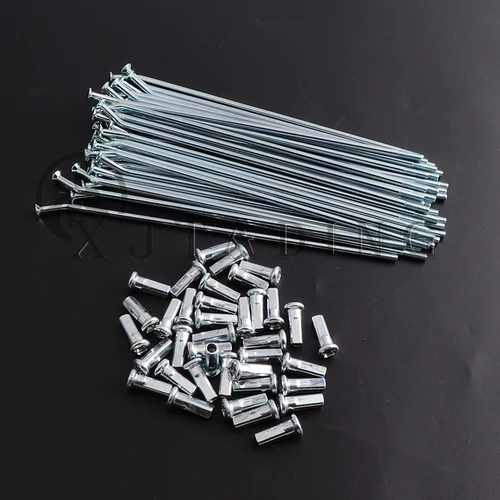 Imagen 2 del producto 36 Uds motocicleta 200mm-249mm 9G diámetro 3,5mm radios curvados para Motocross Dirt Pit Bike bicicleta eléctrica llantas de bicicleta para niños