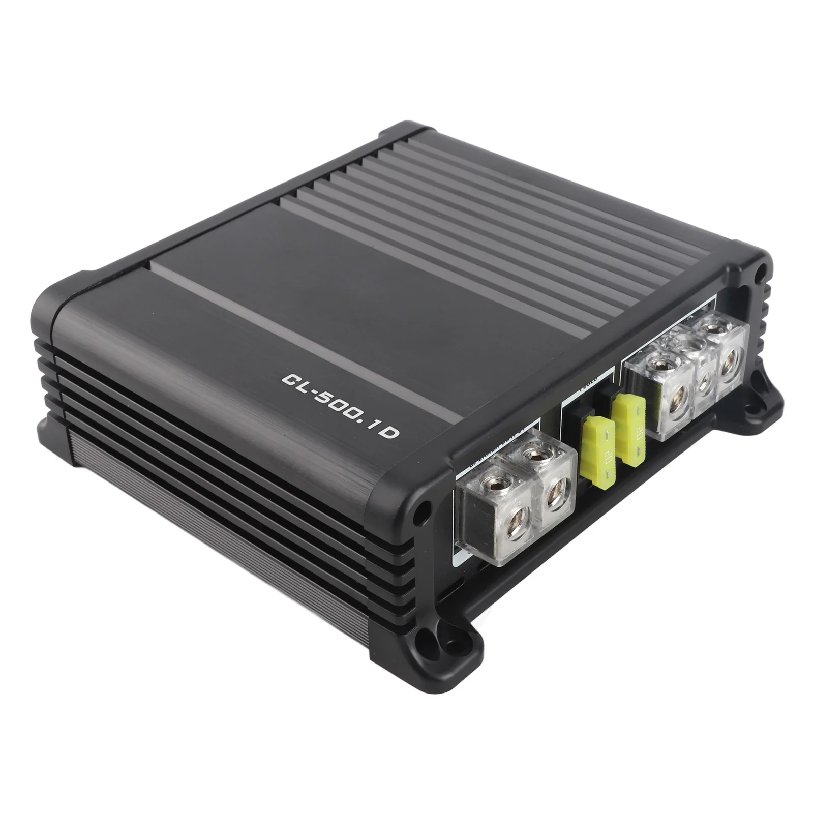 1 Channel Monoblock Car Audio Amplifier 500W@2Ω 300W@4Ω 10Hz-300Hz OEM Replacement Bass Power Amp for Car Speakers