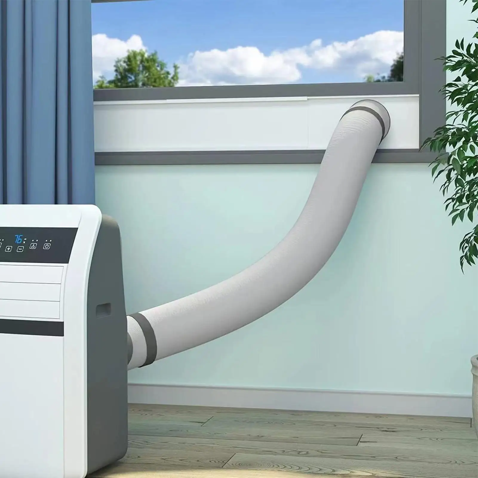 

Изоляционная втулка для шланга кондиционера 150x54 см, теплоизоляционная и пыленепроницаемая пленка для шланга кондиционера для вентиляционного канала