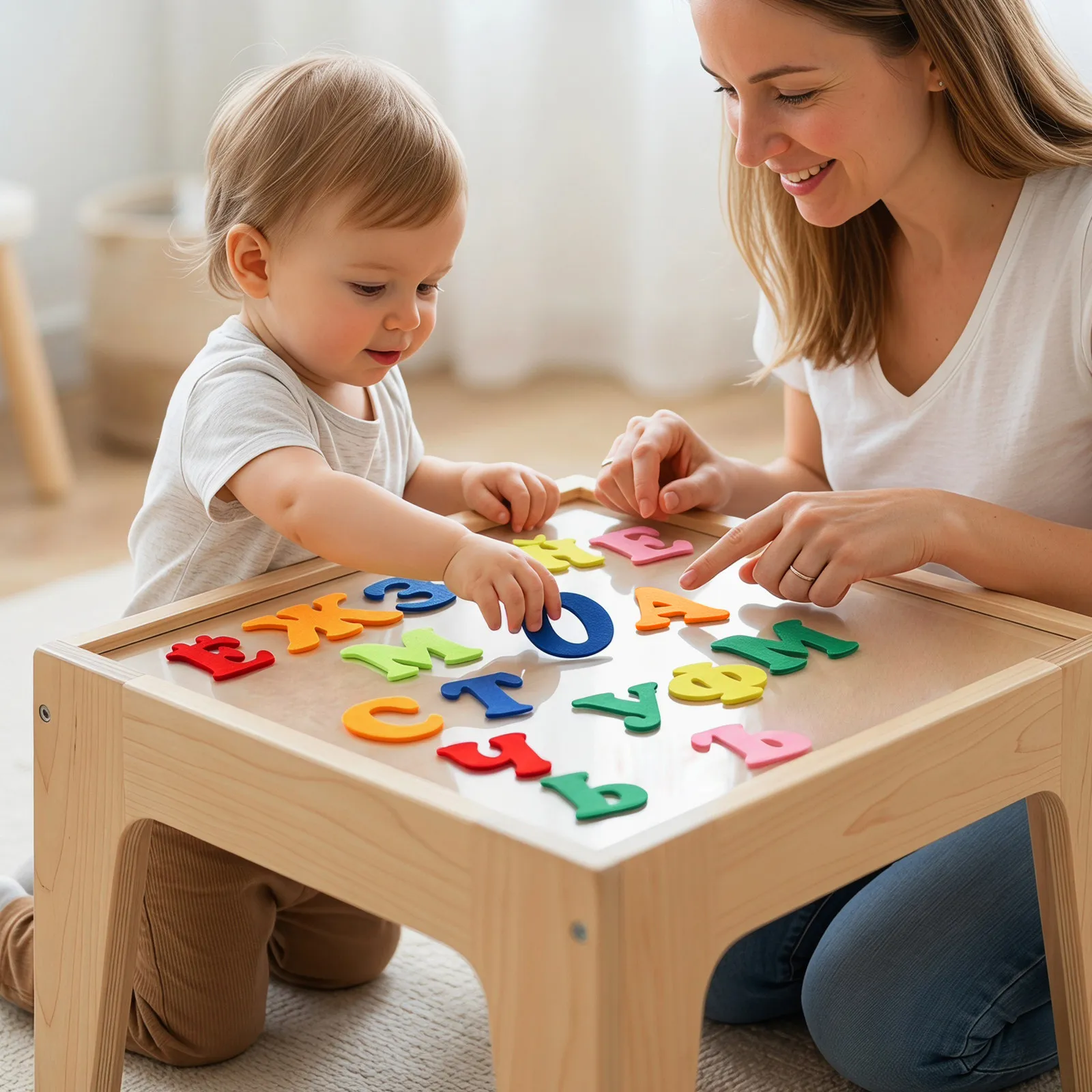 1Set Russian Alphabet Stickers Soft Felt Nonwoven Material Safe Reusable Wall Stickers for Childrens Language Learning Classroom