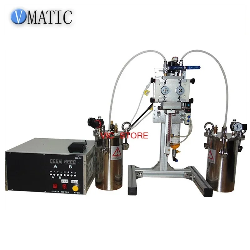 Free Shipping Automatic AB Dispenser-Potting Machine Double Liquid Dispensing Equipment AB Silica Gel Automatic AB Controller