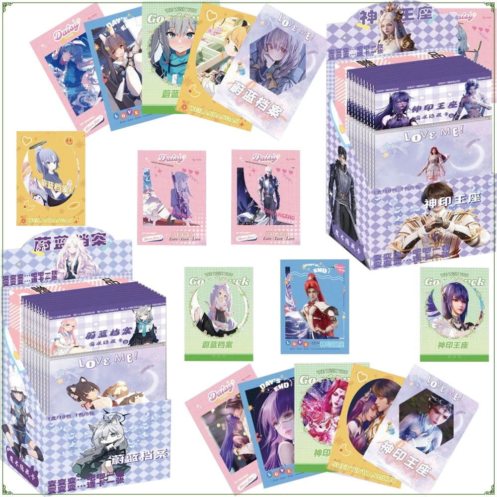 

Popular Anime Peripheral Characters Magic Hidden Cards Exquisite Craftsmanship Creative Collection Trading Cards Birthday Gifts