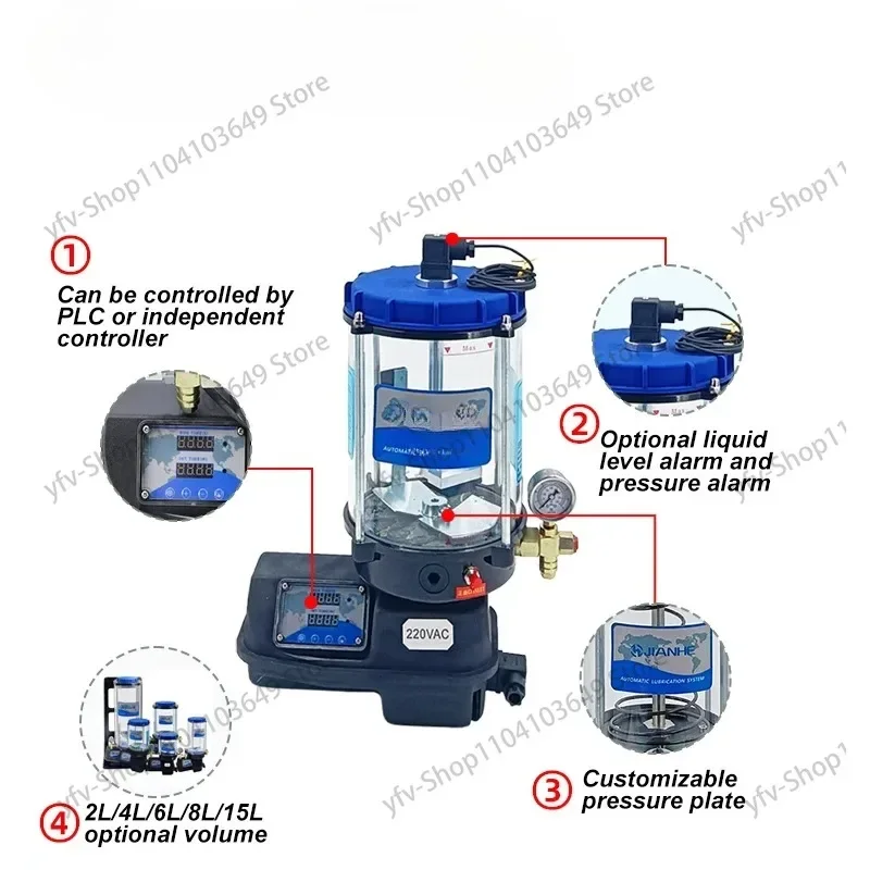 lubrication system grease pump for machine central lubrication pump automatic grease lubrication electric automatic grease pump