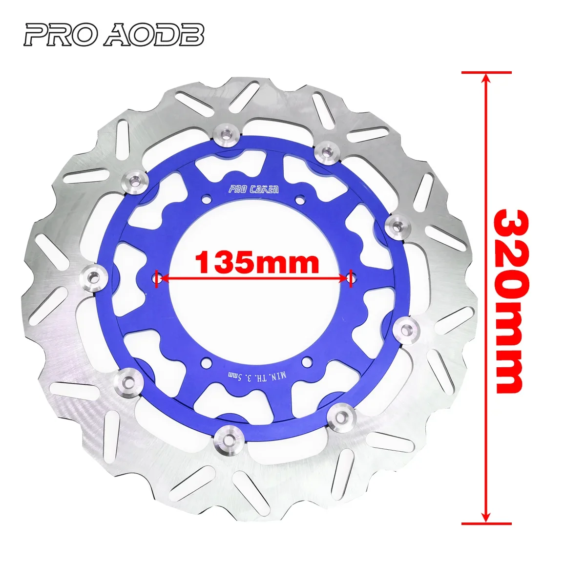 Für Yamaha YZ125 YZ250 YZ250F YZ250X 400F 450F WR125 250 WR250F 400F WR450F Hochwertige Motorrad Vordere Bremsscheibe