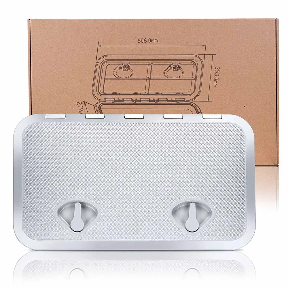 ABS Deck Access Hatch Cover, Waterproof, Anti-UV, Non-Skid Inspection, Marine Boat, Yacht, RV Deck Lid Boat Accessories