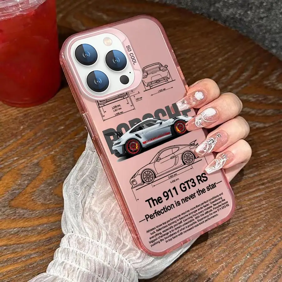 כיסוי רך אופנתי לרכב לאייפון 11 12 13 פרו מקס 16e 14 15 16 פלוס 17 אייר