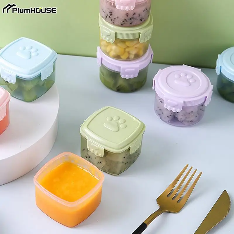 Mini Condiment Squeeze Bottle Dispenser Box Salad Dressing Tomato Sauce Jar Ketchup Container Plastic Portable Lunch Bento Box