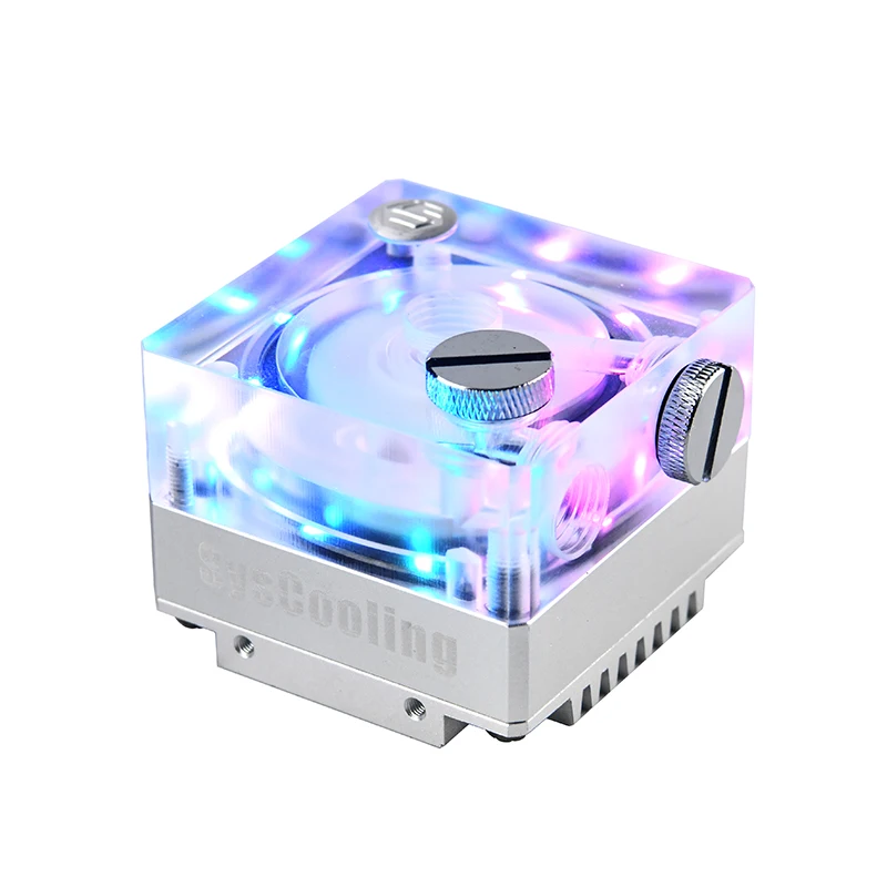 Syscooling white color water cooling kit for PC with RGB light 360mm copper radiator T-virus water tank for Intel/AMD CPU socket