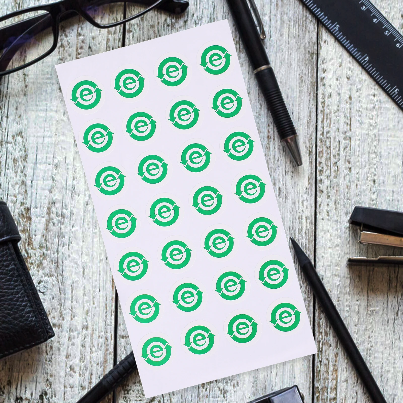 

500pcs Recycle Electronic Product Labels Self Adhesive Sorting Electronic Recycling Sticker Decal For Packaging Labeling