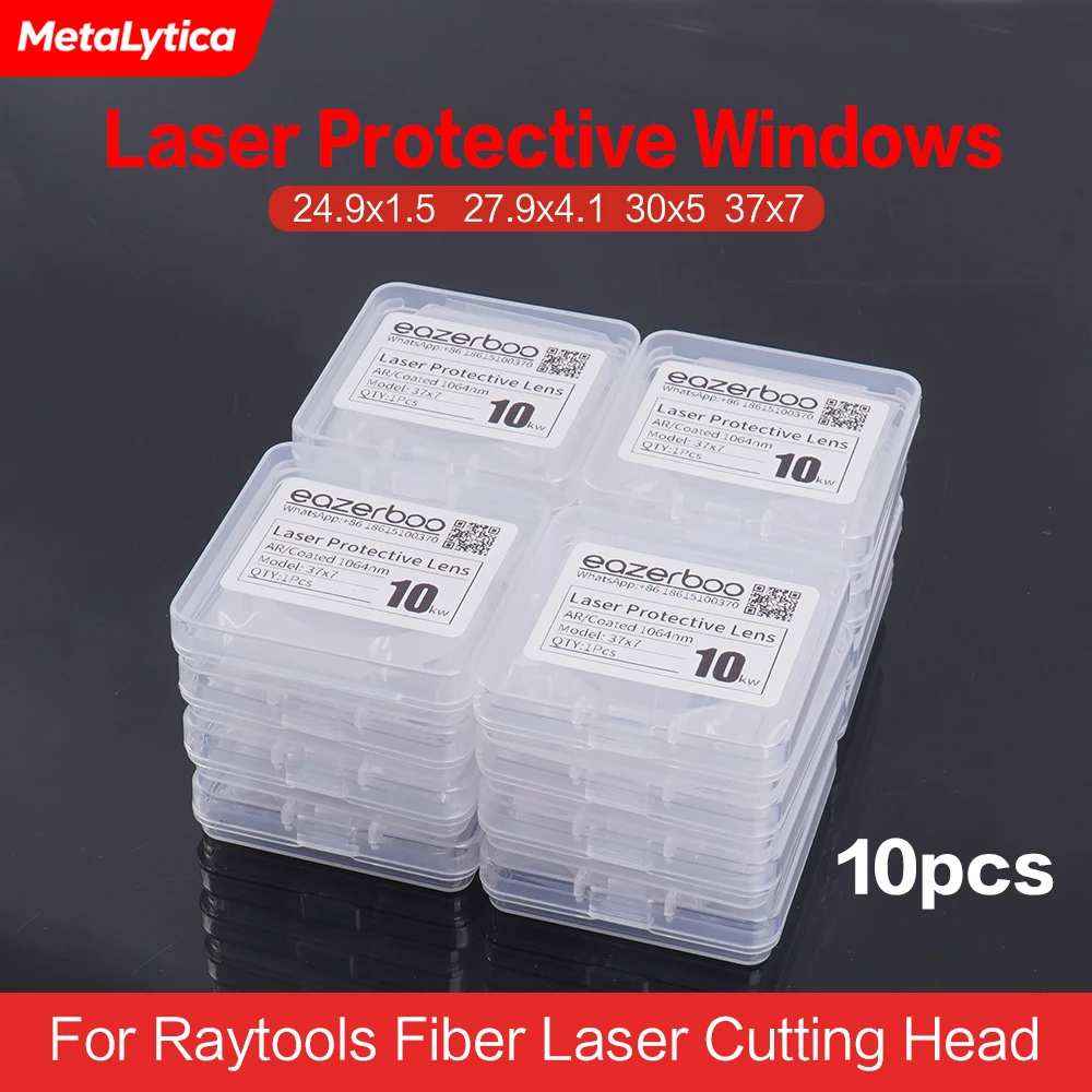 

Eazerboo Laser Precitec Lens 24.9x1.5 27.9x4.1 30x5 34x5 30kw 37x7 10kw 20kw for Raytools BOCI Bodor Precitec Fiber Cutting Head