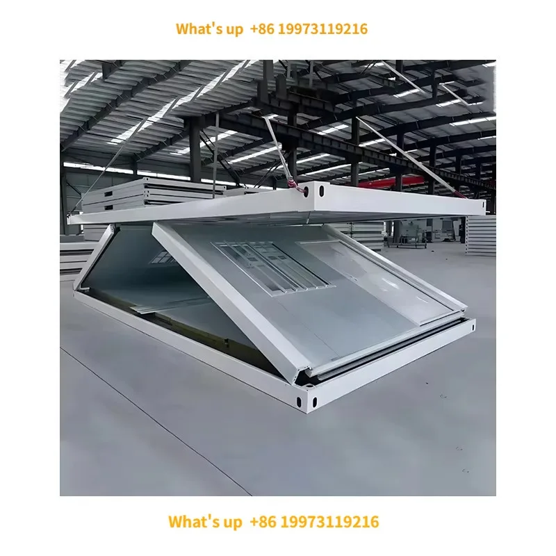 2026 Standard Modern Breathable Sandwich Panel Foldable Prefab Insulated Container House 14.38 Customized Colors