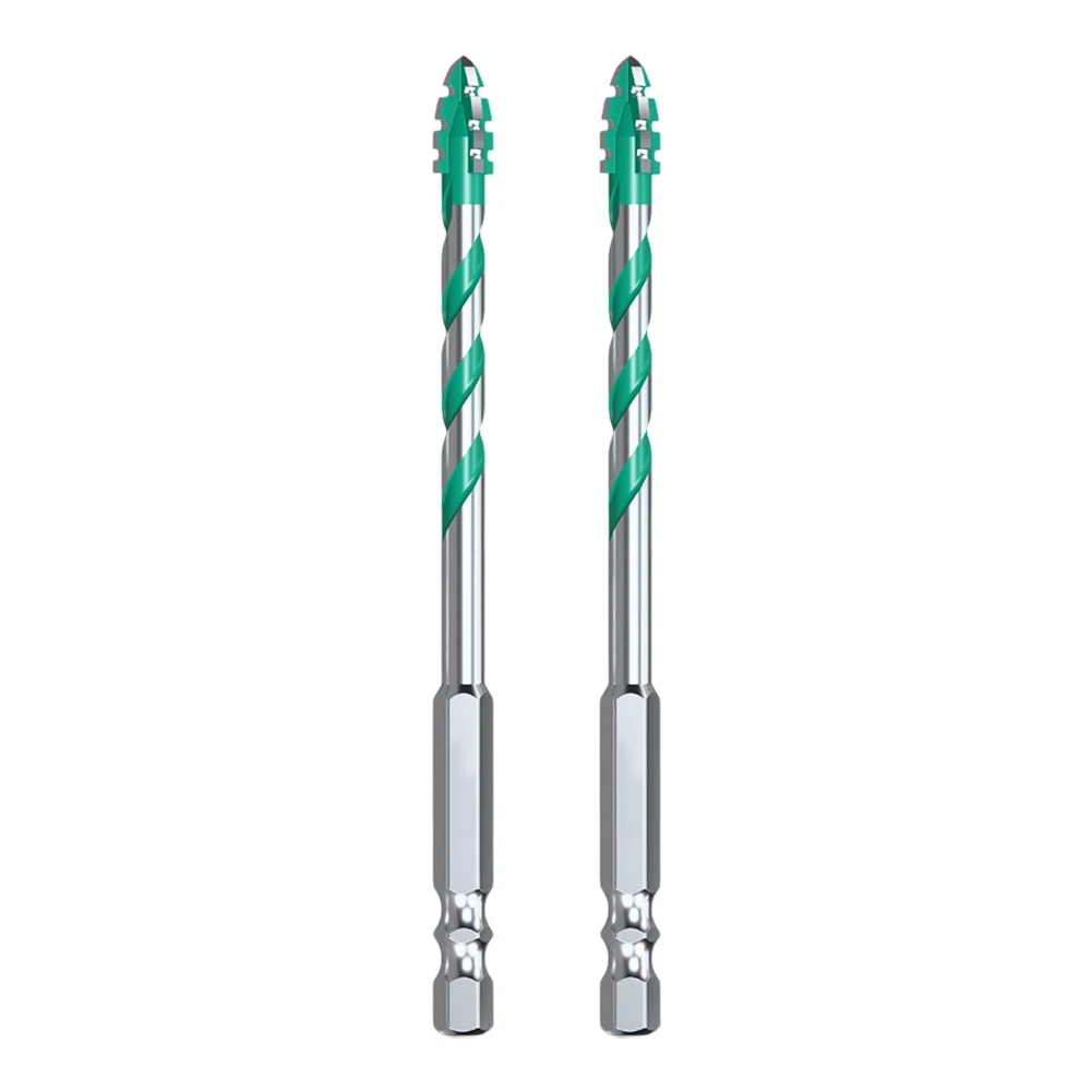 Multi-Material Bits Drill Bits Home Improvement Workshop Tasks Four-edge Serrated User-Friendly Design Wear Resistance