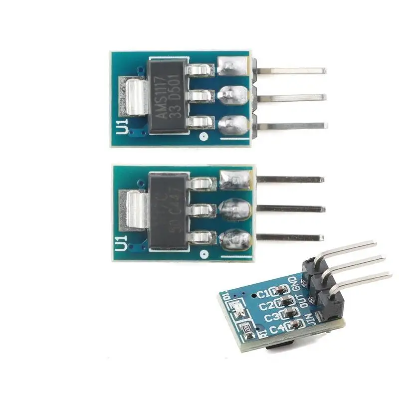 1/3/5Pcs AMS1117-3.3 Linear Regulator Board 800mA 3.3V LDO Power Supply Module DIY Electronic Component Accessory