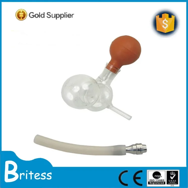 Medical glass Ellik Evacuator/Ellik Evacuator Adaptor