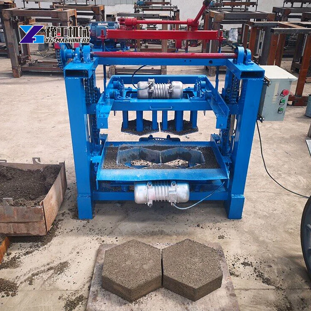 2024 Semi Automatic Brick Making Machine To Produce Precast Concrete Blocks Iterlocks Cobblestones