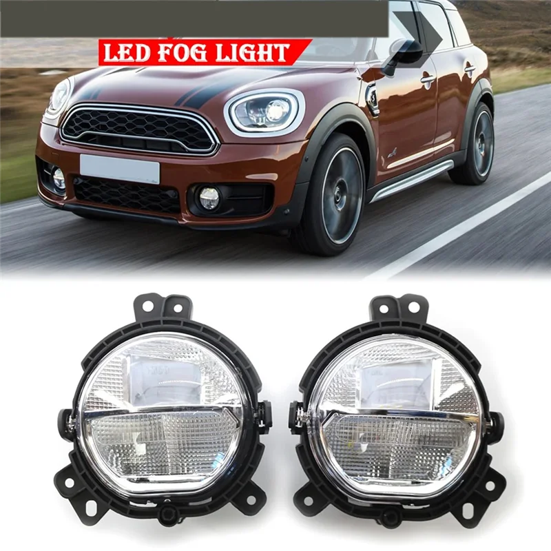

Universall Car LED Front Bumper Fog Lamp Light For BMW Mini Countryman F60 2016-2021