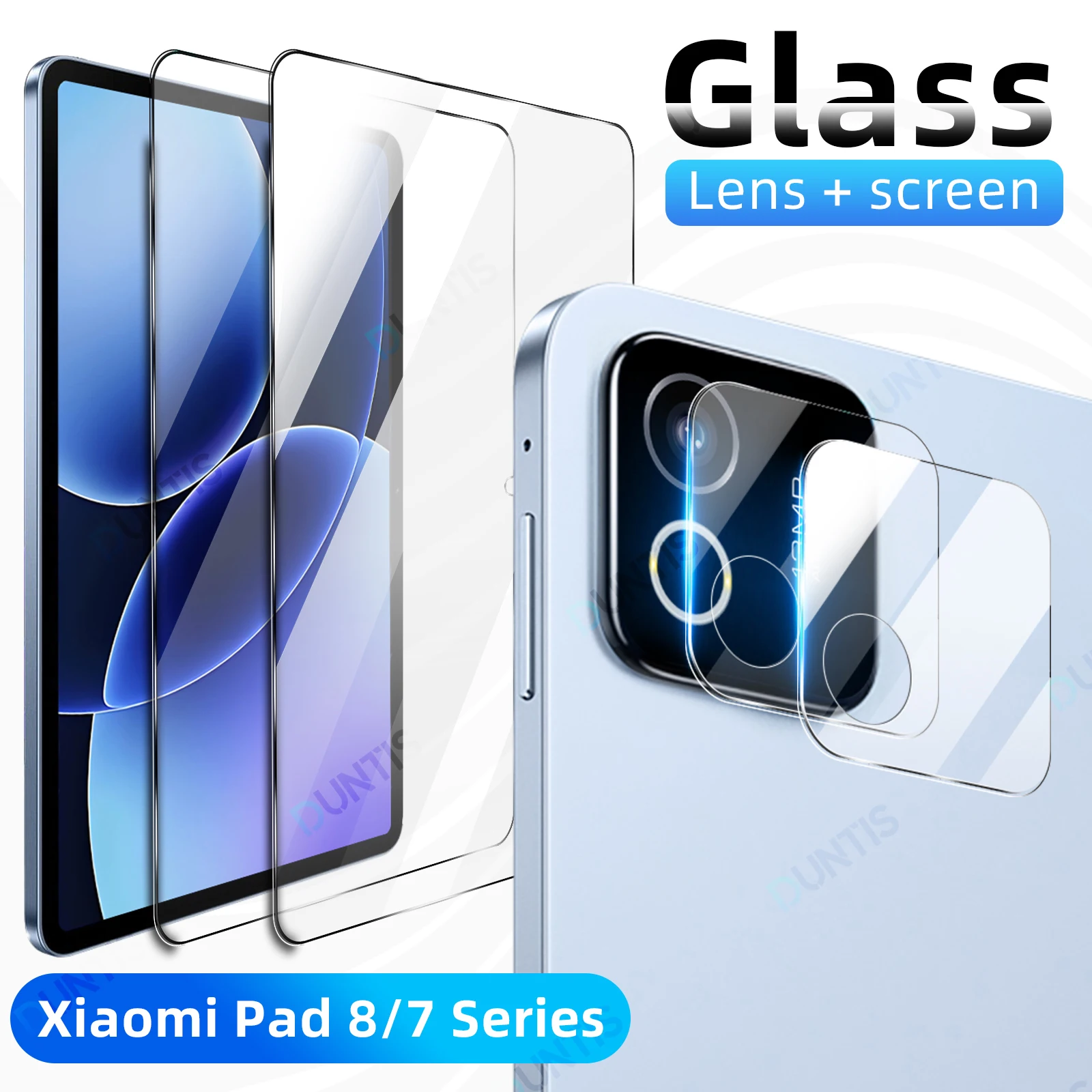 

Tempered Glass + Lens Protector For Xiaomi Pad 8 7 / Pro Anti-Scratch Screen Protector Film For Mi Pad 7 8 Pro Flat Accessories