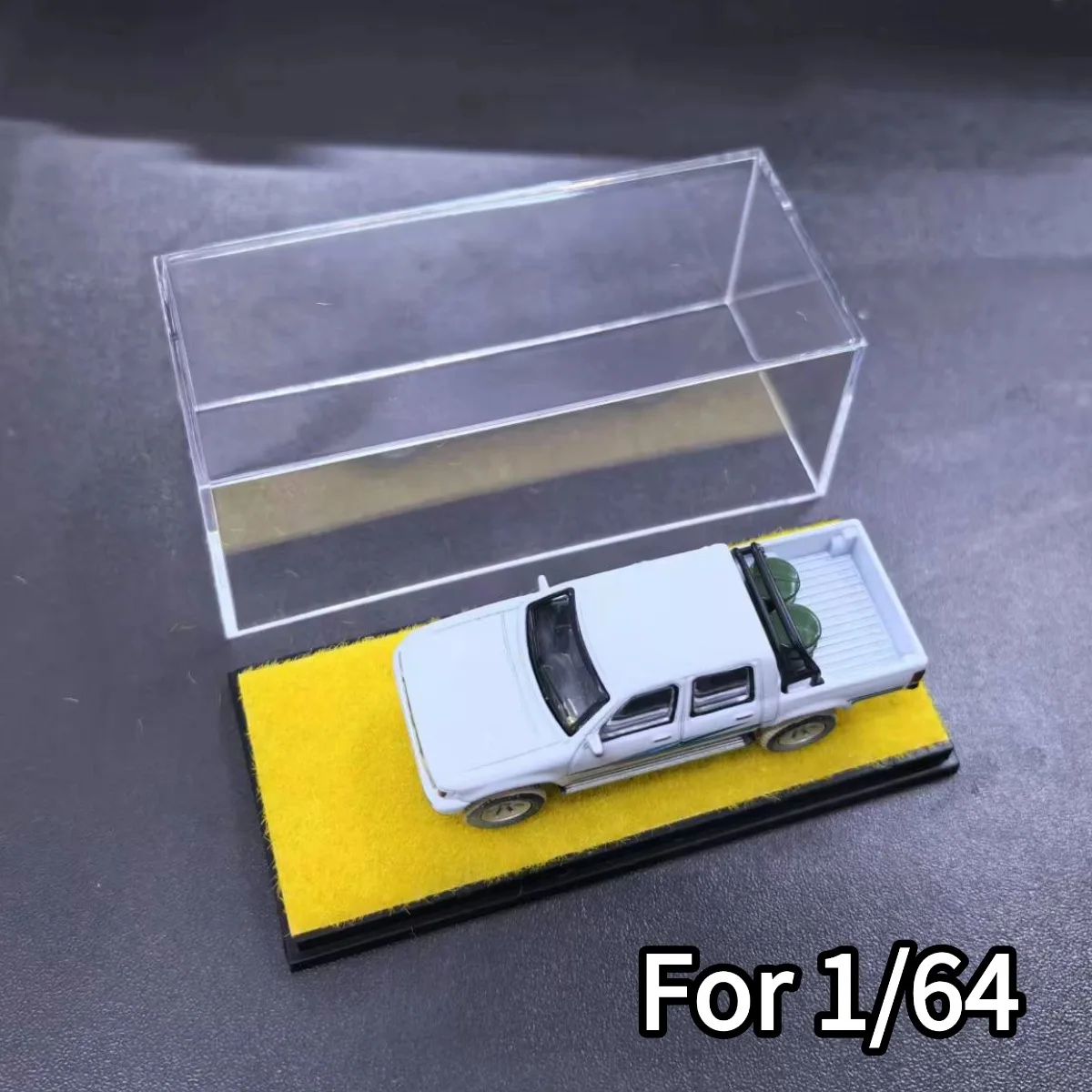 

Acrylic Display Case Box for Scale 1:64 1:87 Tomica Bburago Spark Minichamps Parking Car Model DIY Diorama Miniature Figure Toy