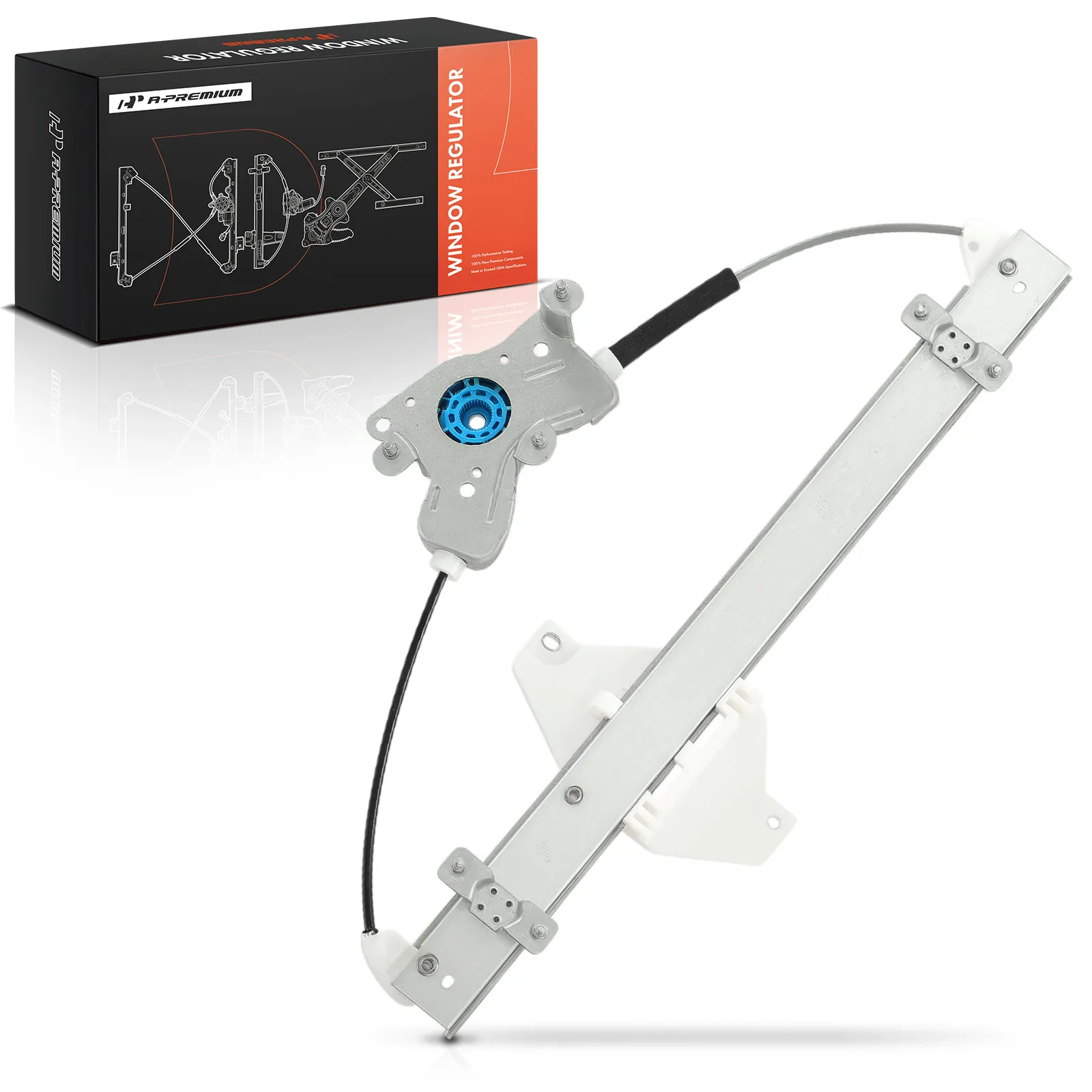 A-Premium Rear Passenger Side Power Window Regulator for Hyundai Sonata 1999-2005 Kia Optima 2002-2006 Magentis 2002-2005