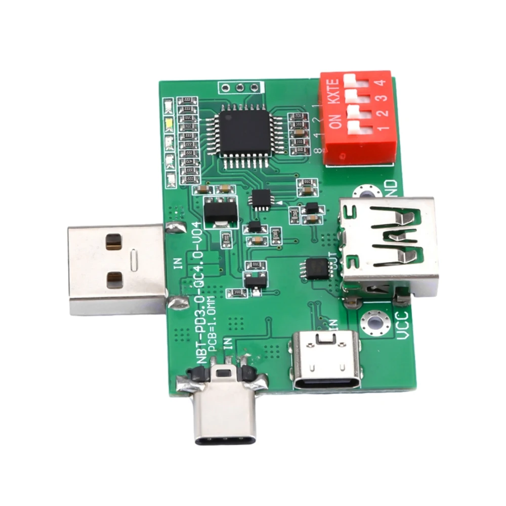 PD3.0/PD2.0/QC3.0/QC2.0/PPS Moduł wyzwalacza szybkiego ładowania wabika 5V 9V 12V 15V 20V Wyjście USB Wykrywanie starzenia Adapter szybkiego ładowania