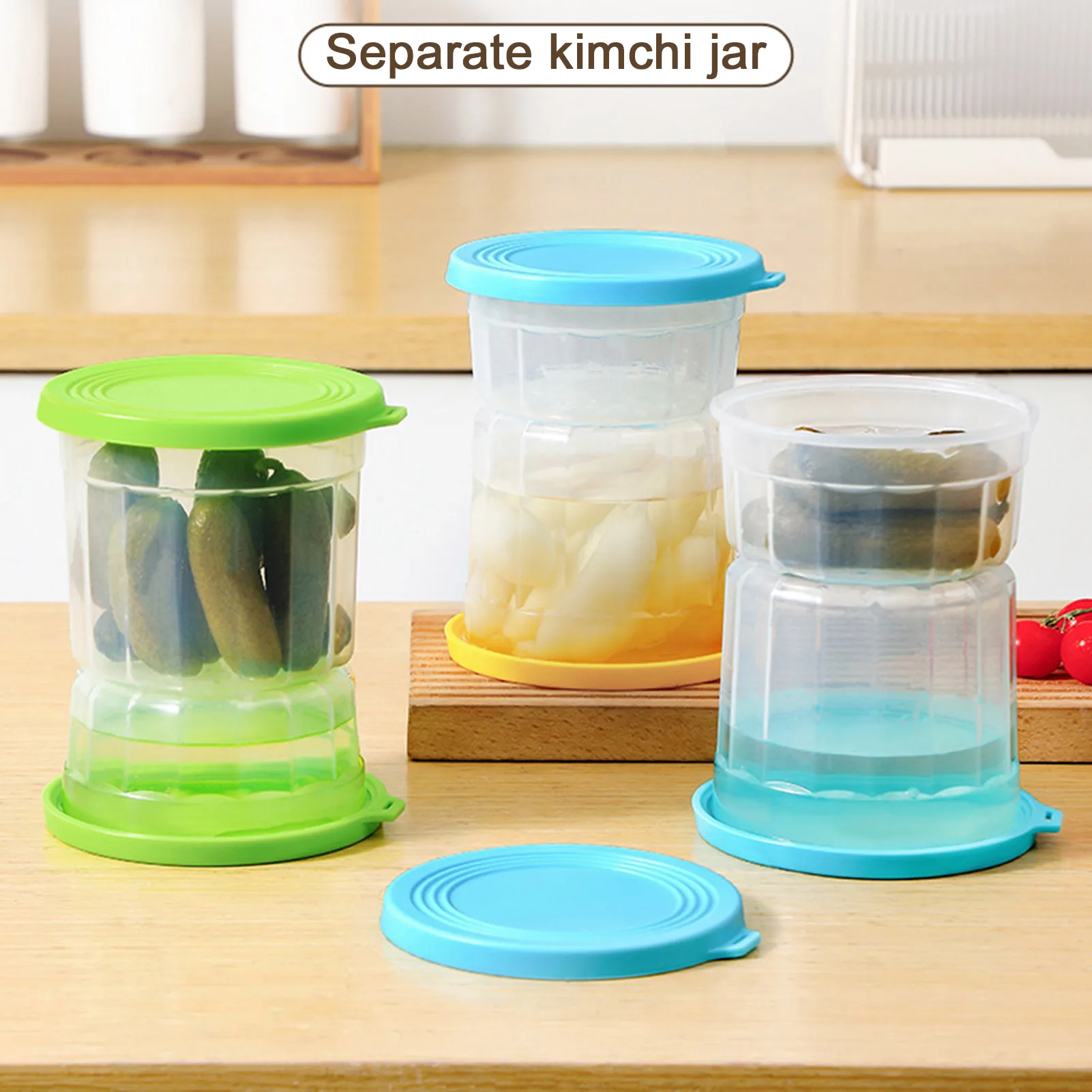 

Hourglass Pickle Jar Pickle Juice Separator Food Grade BPA Free Leak Resistant Storage Jar Airtight Pickle Organizer Storage Jar