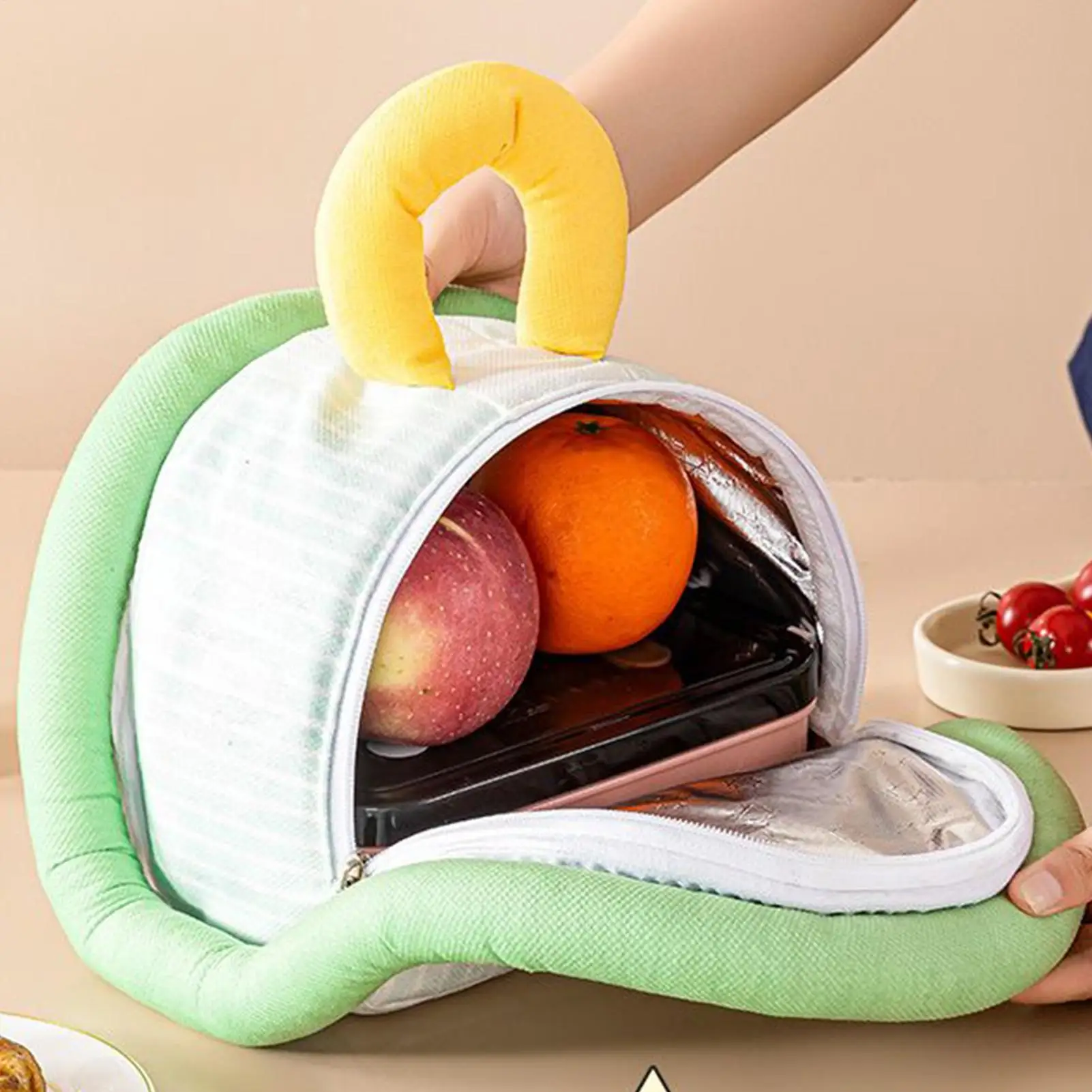 

Изолированная сумка для обеда, ланч-бокс для женщин, переноска для еды, термоконтейнер для пеших прогулок, путешествий, поездок на работу, кемпинга, пикника, пляжа на открытом воздухе