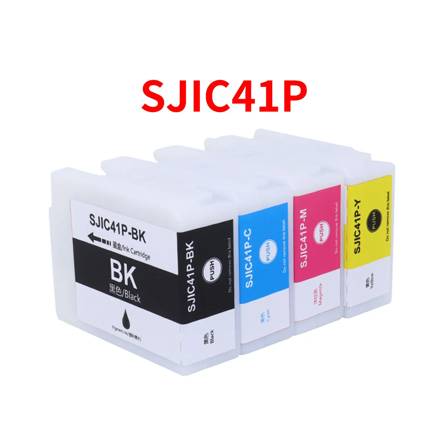 

Compatible With Epson SJIC41P Ink Cartridge For Epson ColorWorks C4000 C4000e C4000u Printer Full with Ink