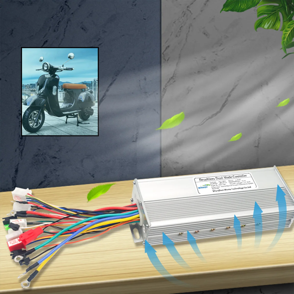 36V 48V 60 1000W 40A Electric Scooter Brushless Motor Universal Controller LCD Speed Display Throttle Set for Motorcycle Bicycle