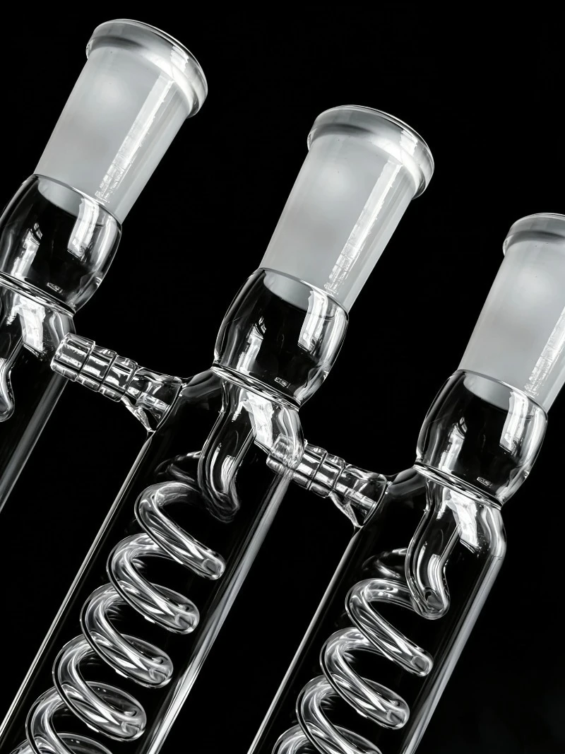 200mm 24/40  X2  Glass Straight Condenser Tube  Serpentine Condenser Tube