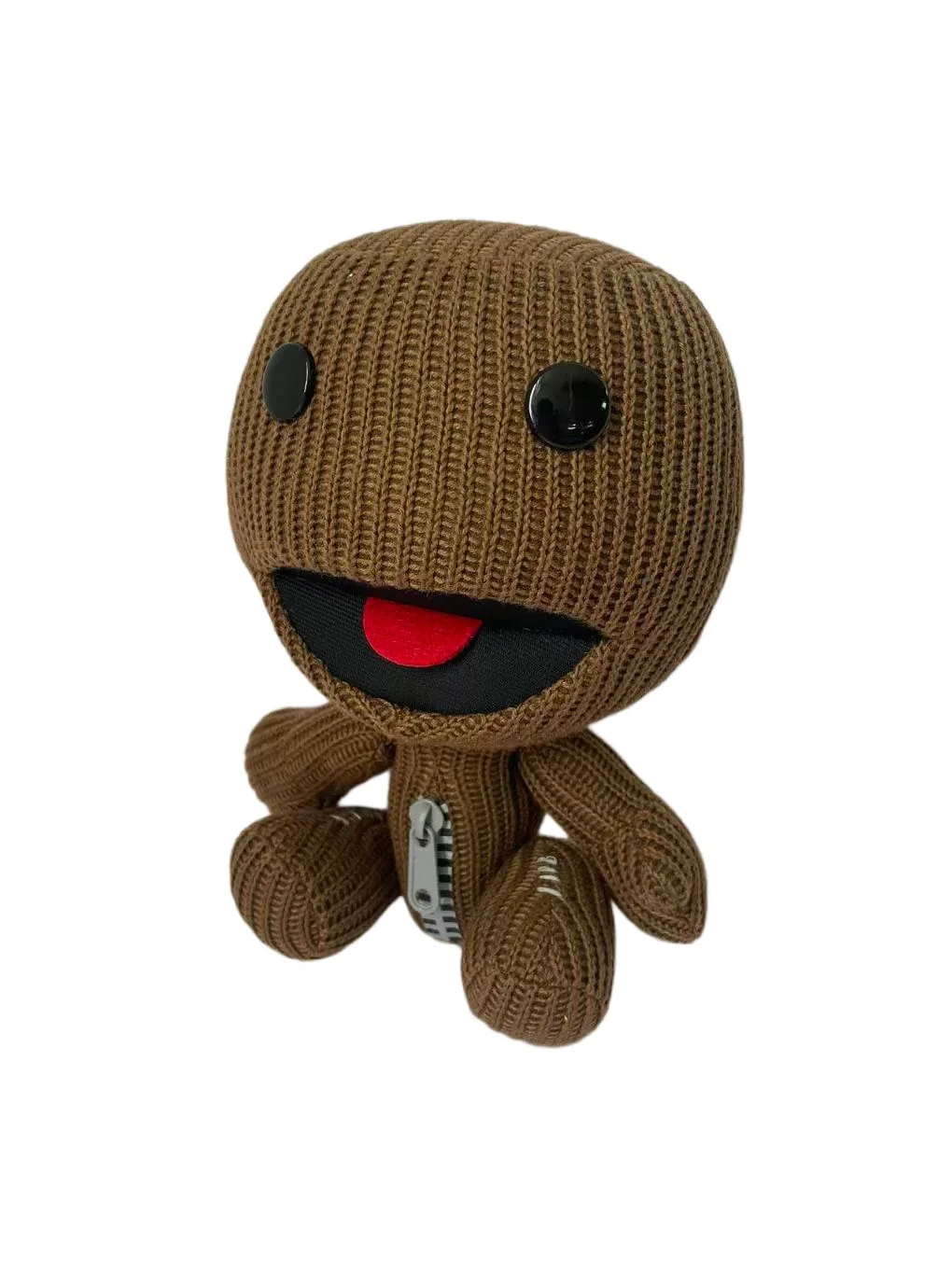 جديد LittleBigPlanet Sackboy 25 سنتيمتر بلوشي دمية محشوة ناعمة مع تفاصيل التطريز شحن سريع هدية للاعبين