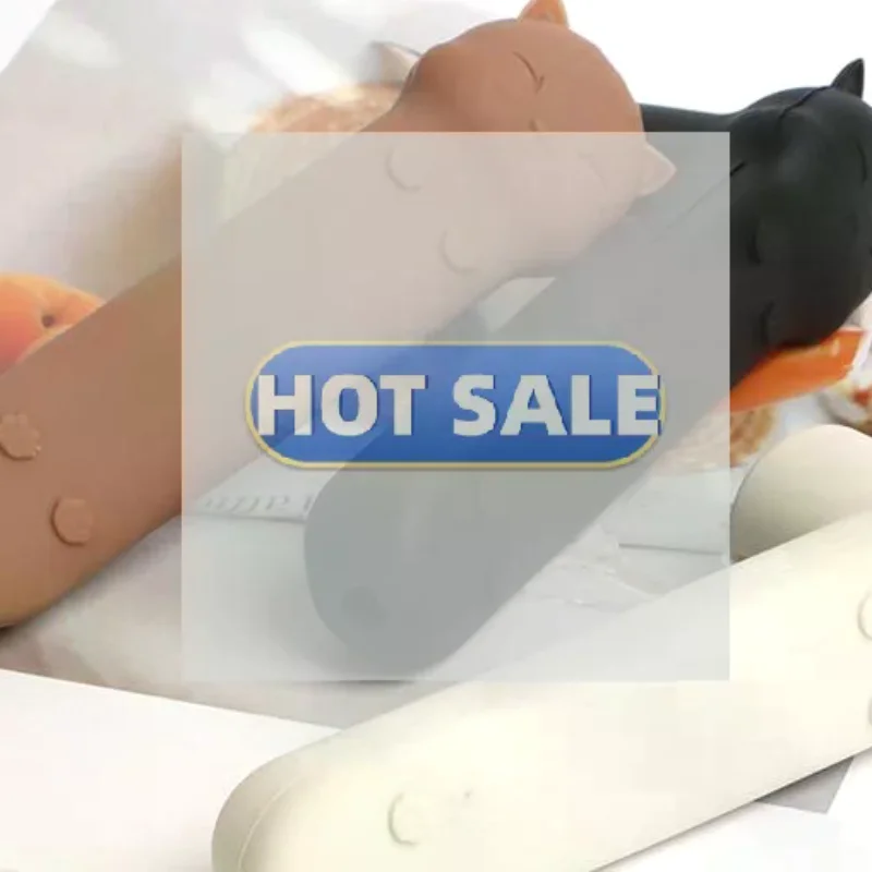 1Pcs Cartoon Cat Anti-collision Door Handle Cover Silicone Door Knob Cover Anti-Slip Safety Doorknob Protector For Home